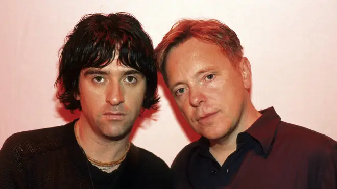 Photo of Bernard SUMNER and ELECTRONIC and Johnny MARR