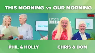 Chris Moyles and Dominic Byrne parody the This Morning intro