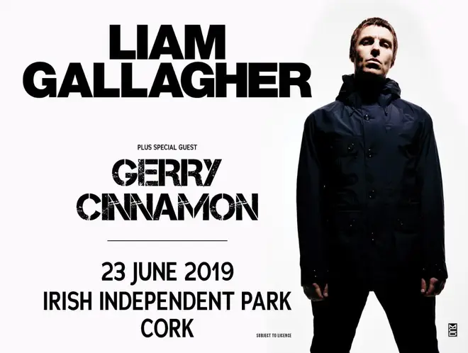 Gerry Cinnamon announced as special guest for Liam Gallagher's Irish gig