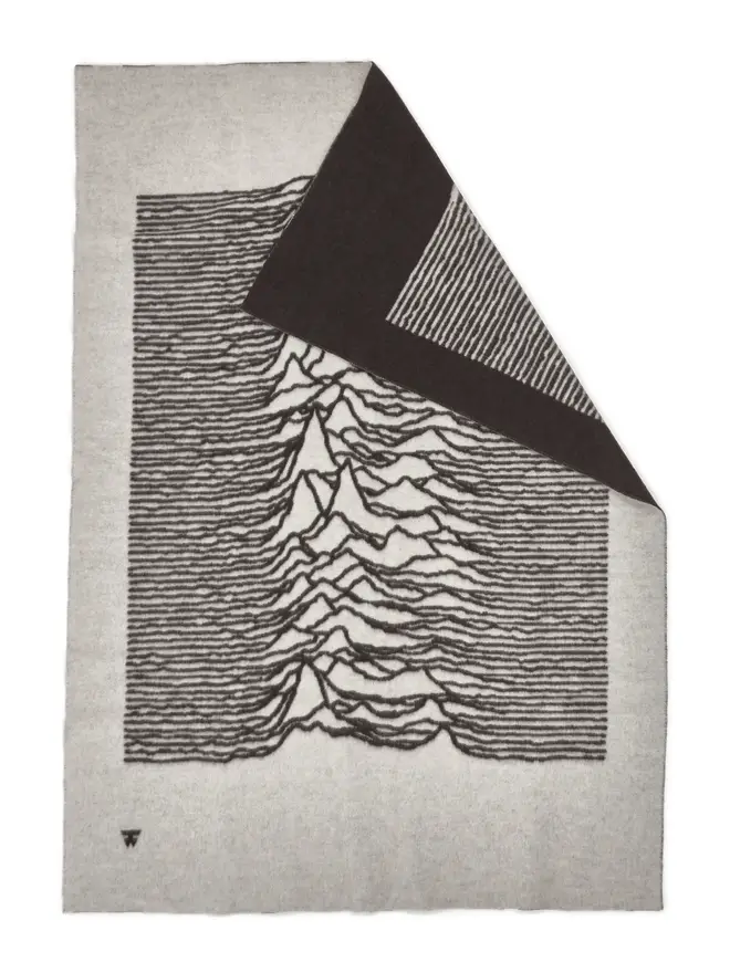 Joy Division Goodhood Unknown Pleasures blanket