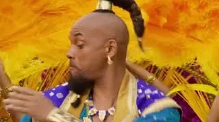 Will Smith sings Prince Ali as the Genie in Aladdin 2019