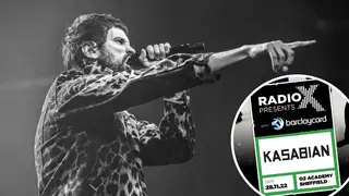 Serge Pizzorno talks Radio X Presents Kasabian with Barclaycard