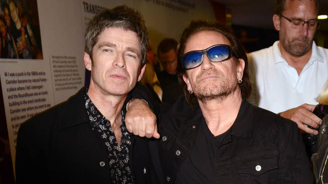 Noel Gallagher and Bono