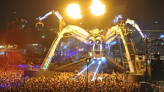 Arcadia's Spider at the 2018 10th anniversary Metamorphoses show