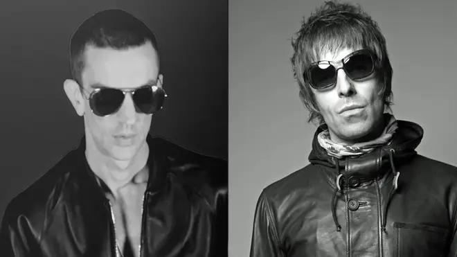 Richard Ashcroft and Liam Gallagher