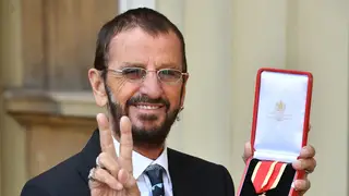 Ringo Starr gets knighted at Buckingham Palace