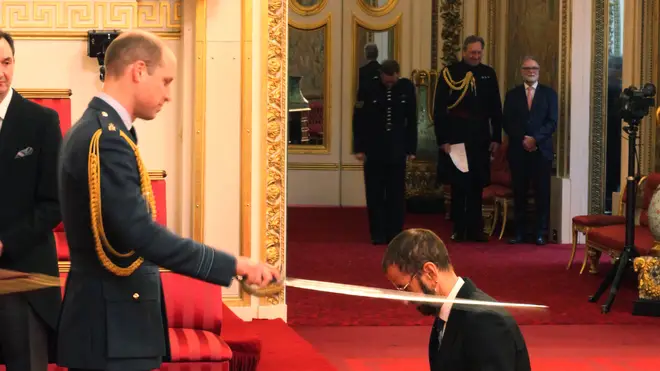 Ringo Starr receives Knighthood