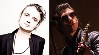 The Libertines' Pete Doherty and Arctic Monkeys' Alex Turner