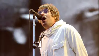 Liam Gallagher performs at Knebworth Park on 3rd June, 2022