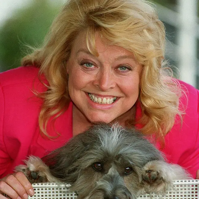 Lynda Baron with Pippin in Come Outside