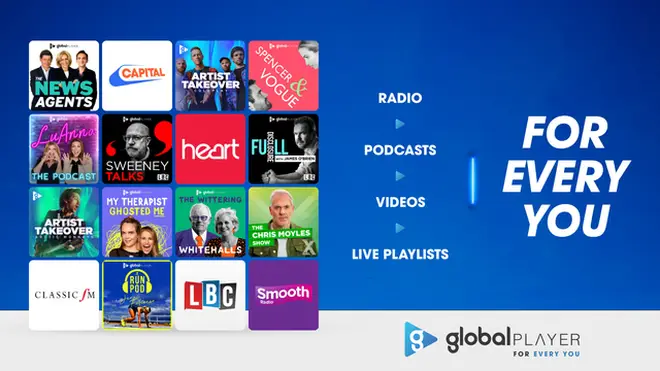 Radio X is available on Global Player
