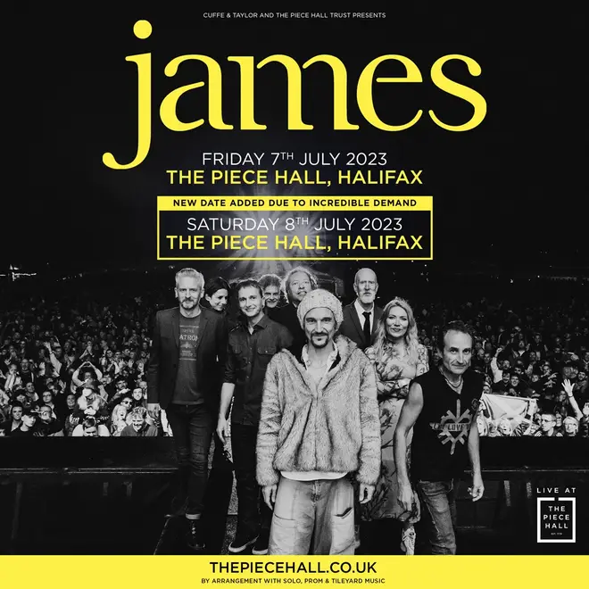 James add second date to The Piece Hall next year
