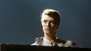 David Bowie in concert in 1978