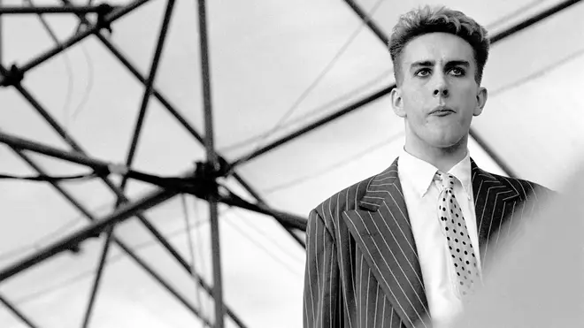 Terry Hall of The Specials performing at the Rock Against Racism show, Potternewton Park, Leeds, 4 July 1981.