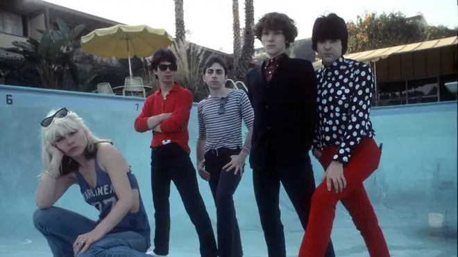 Blondie in LA, 1977: Debbie Harry, Jimmy Destri, Chris Stein, Gary Valentine and Clem Burke.