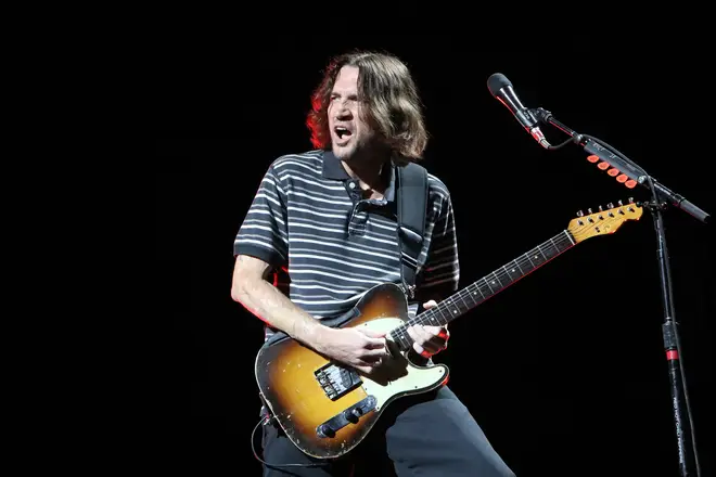 John Frusciante of Red Hot Chili Peppers performs at Rogers Centre on August 21, 2022 in Toronto, Ontario.