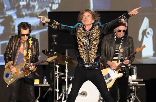 The Rolling Stones perform at American Express present BST Hyde Park at Hyde Park on July 3rd 2022
