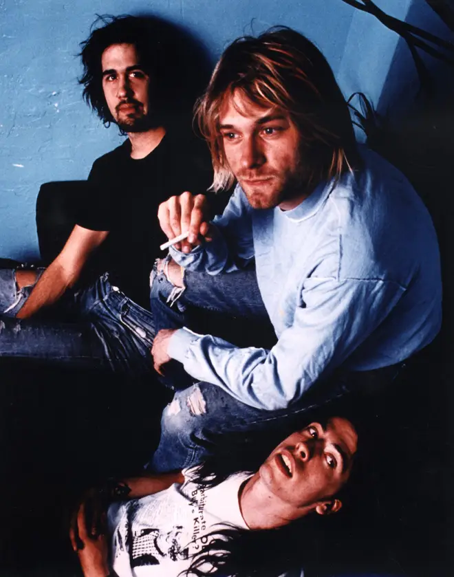 Nirvana: Krist Novoselic, Kurt Cobain and Dave Grohl