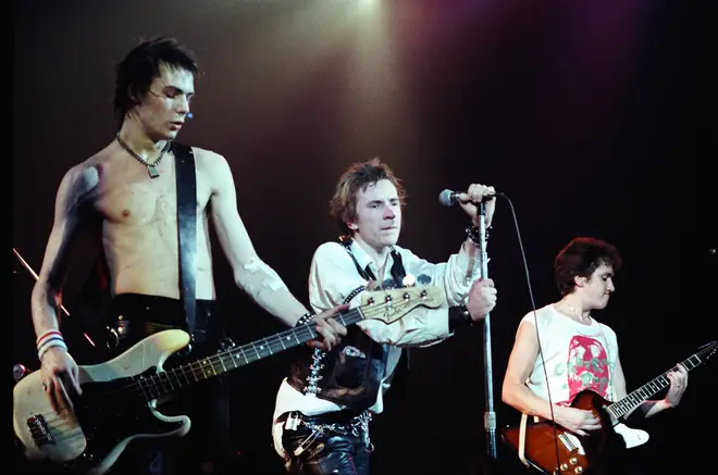 The Sex Pistols at the final show of their US tour on 14th January 1978