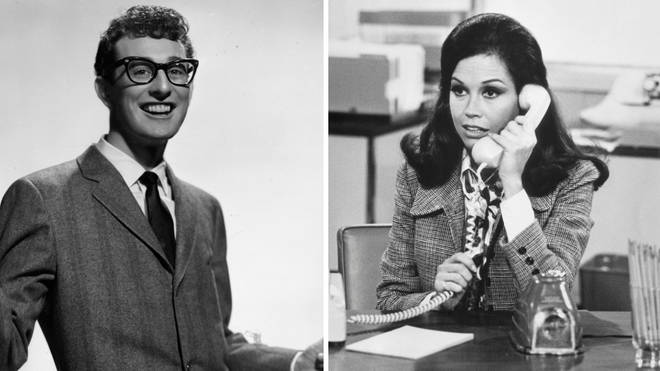 Buddy Holly and Mary Tyler-Moore