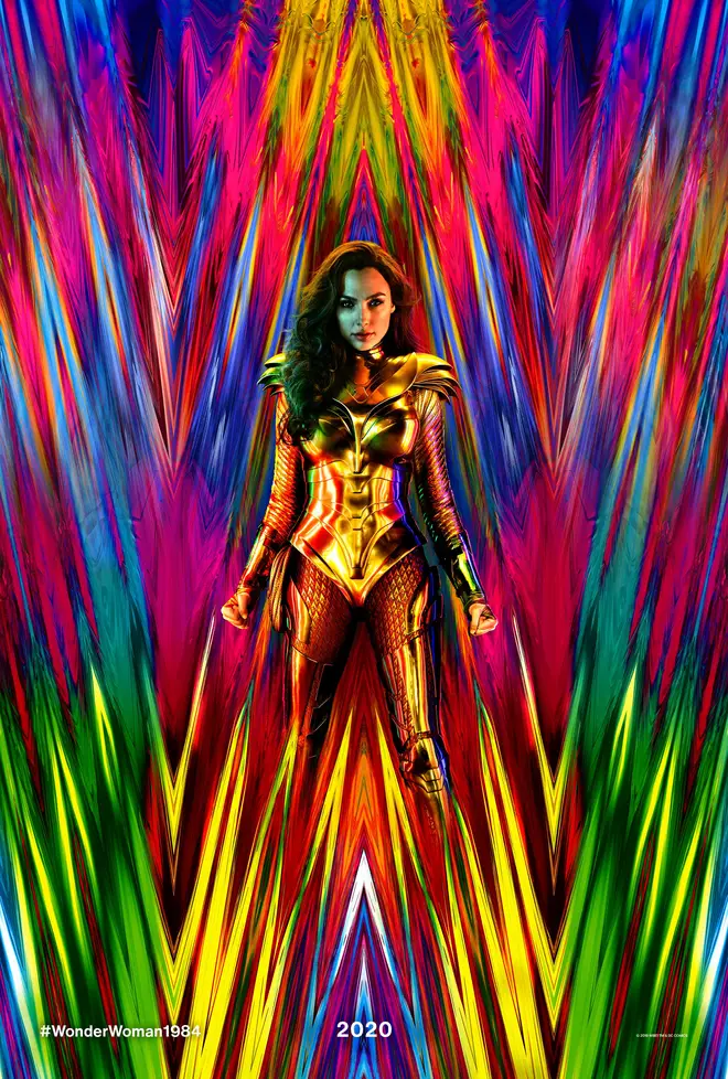 Gal Gadot in the first look poster for Wonder Woman 1984