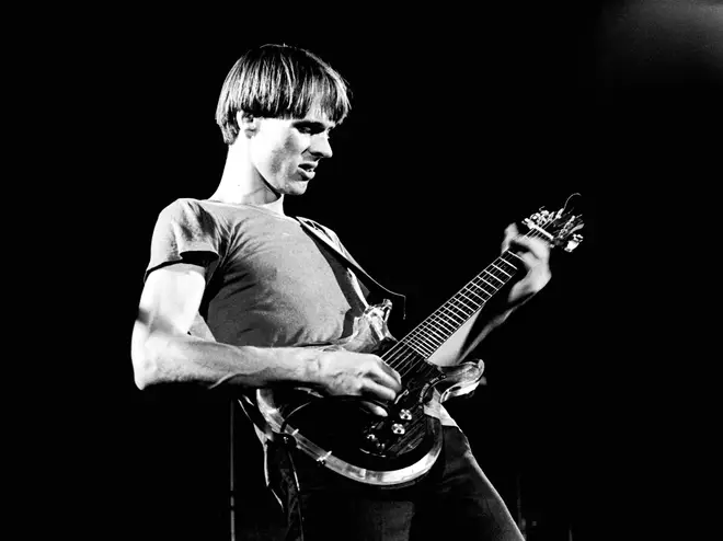 Tom Verlaine performing with Television at the Hammersmith Odeon, 28th May 1977