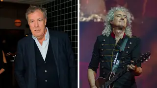 Jeremy Clarkson and Brian May