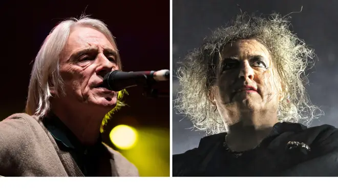 Paul Weller and Robert Smith of The Cure, both pictured in 2022