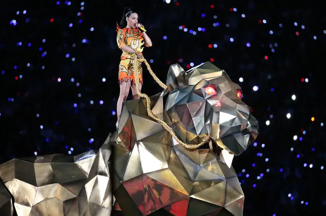 Katy Perry performs during the Pepsi Super Bowl XLIX Halftime Show