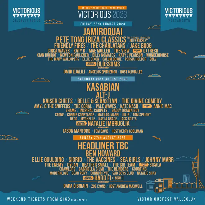 Victorious Festival takes place on Southsea Common in August