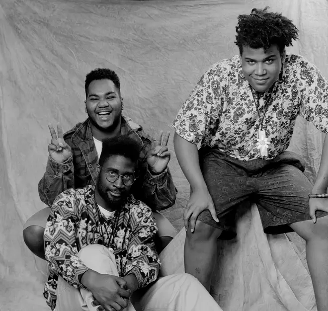 De La Soul in 1989: Vincent 'Maseo' Mason, Kelvin 'Posdnuos' Mercer, and David 'Trugoy' Jolicoeur.