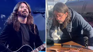 Dave Grohl helps feed 450 homeless people