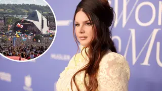 Lana Del Rey has commented on Glastonbury's line-up announcement