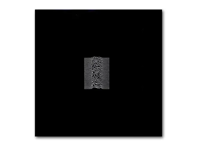 Joy Division - Unknown Pleaasures album cover, 1979