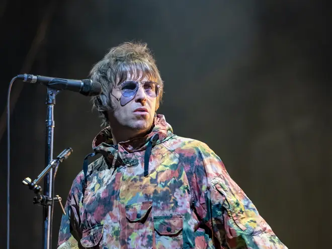 Liam Gallagher responds to crutches jibe at wedding after undergoing ...