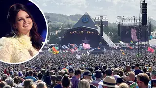 Lana Del Rey and Glastonbury Festival's Pyramid Stage