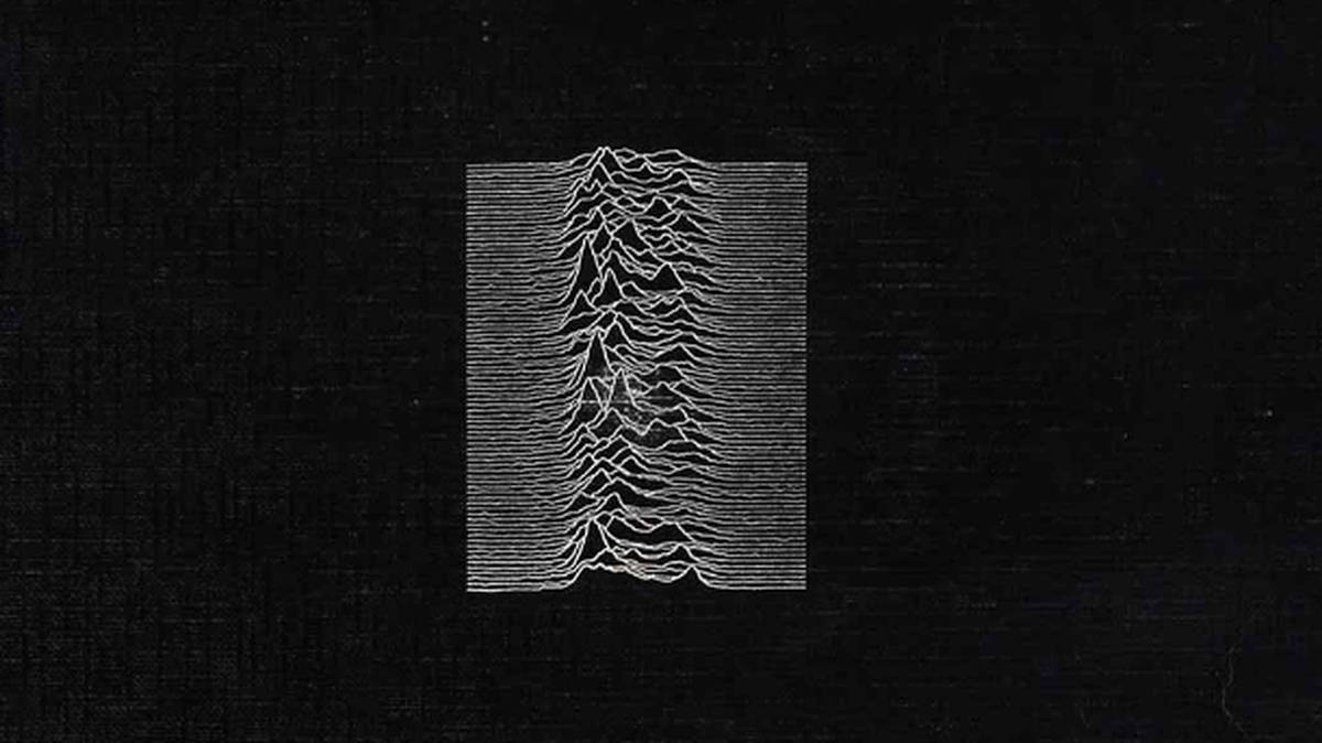 What does the cover of Joy Division's Unknown Pleasures mean