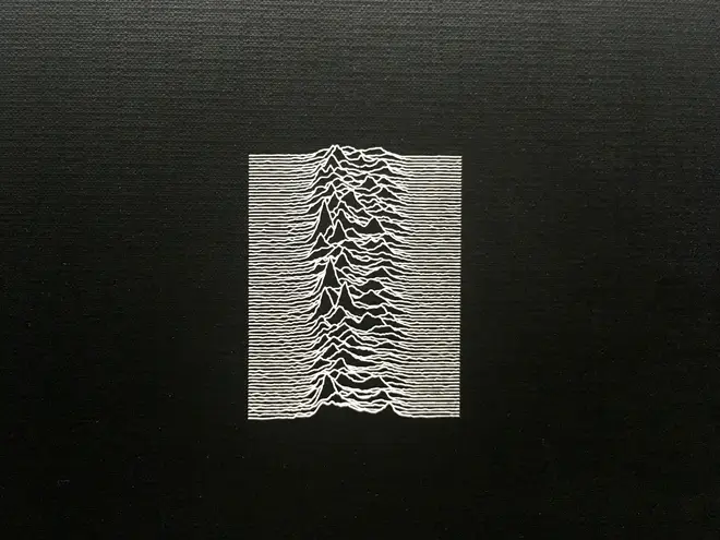 Joy Division - Unknown Pleasures album cover close-up