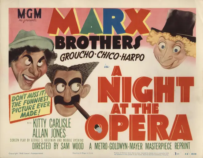 The Marx Brothers' 1935 classic A Night At The Opera