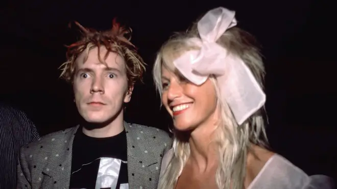 John Lydon and wife Nora Forster in the early 1980s