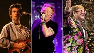 Alex Turner, Axl Rose and Elton John will headline Glastonbury this year