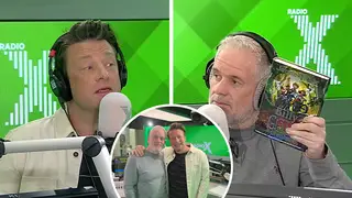 Jamie Oliver discusses his new children's book with Chris Moyles