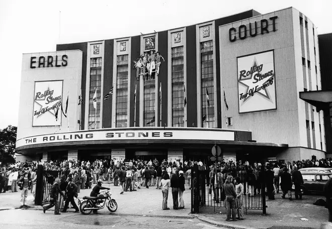 The Rolling Stones visit Earls Court in 1976