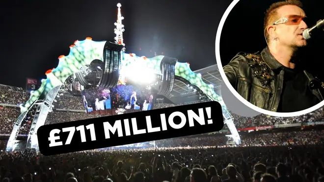 The U2 360° Tour - history's highest grossing tour!