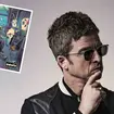Noel Gallagher with Supersonic artwork inset
