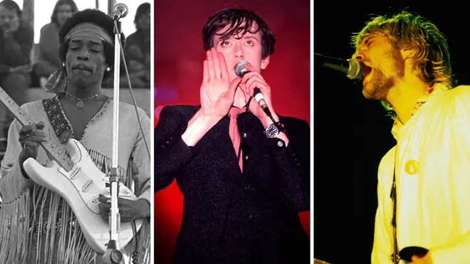 Iconic festival performances: Hendrix at Woodstock; Pulp at Glastonbury; Nirvana at Reading