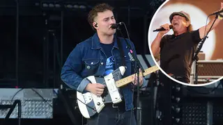 Sam Fender was joined on stage by AC/DC's Brian Johnson at his homecoming gig at St James' Park, Newcastle