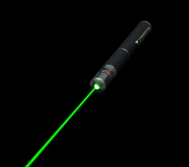 Laser pens - leave them at home!