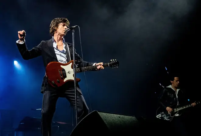 The 2023 edition of Alex Turner performing with Arctic Monkeys in Amsterdam.