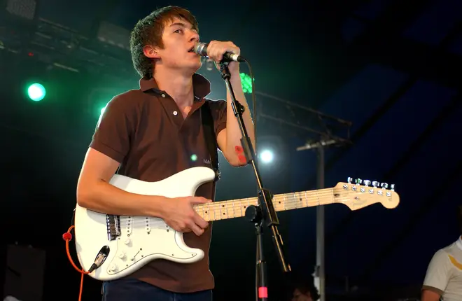 Arctic Monkeys' first performance at Reading, August 2005.